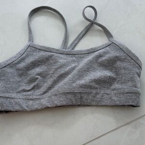 ALO Yoga Heather Gray Sports Bra